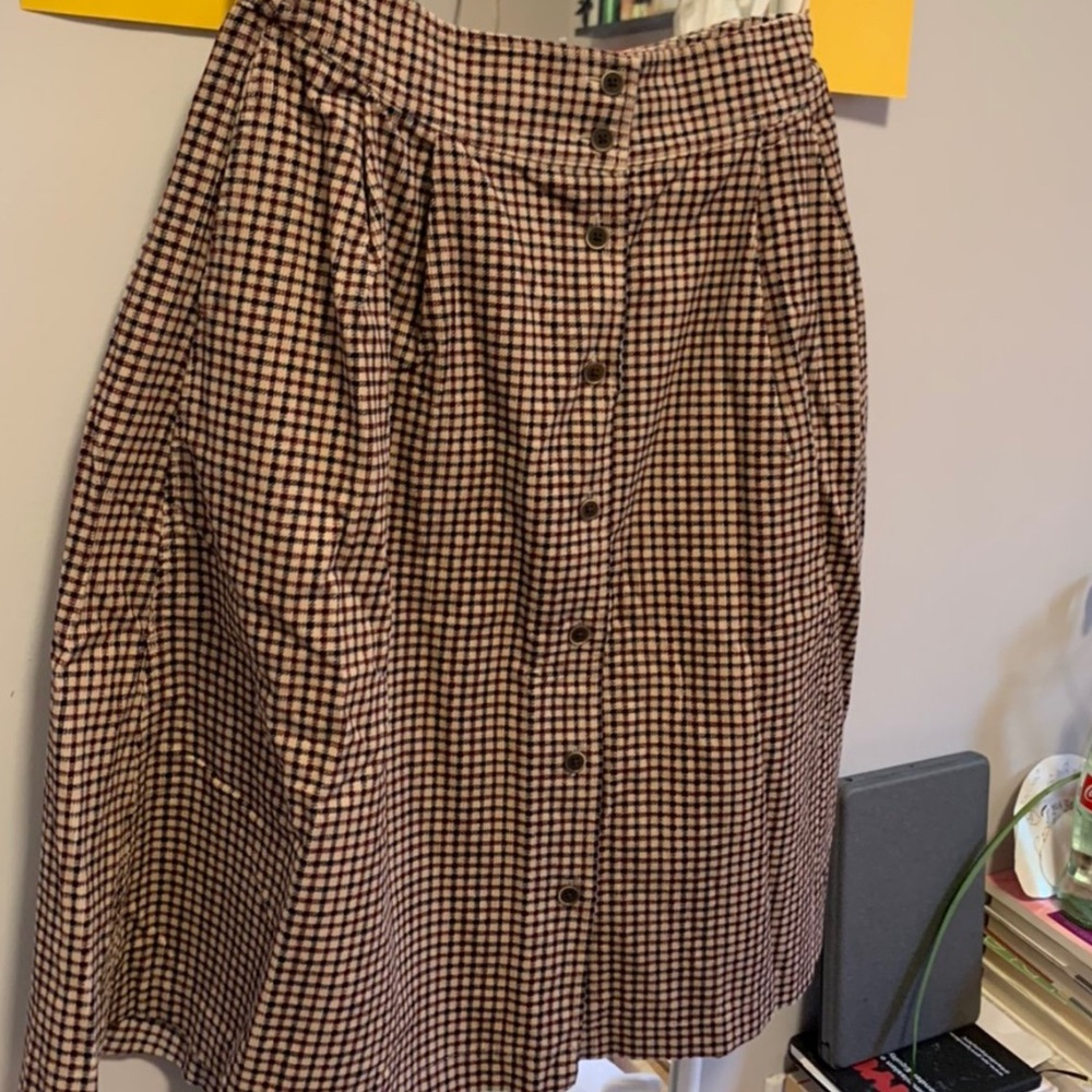 COPY - Ines De La Fressange for Uniqlo a plaid Sk…